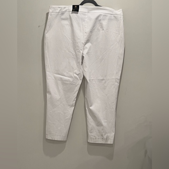 JM Collection white womens ankle pants/size 24W - Picture 3 of 8
